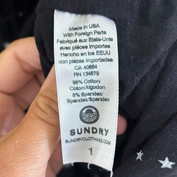 Anthropologie Sundry Star Racerback Ruched Sleeveless Tanking Dress - Picture 10 of 12